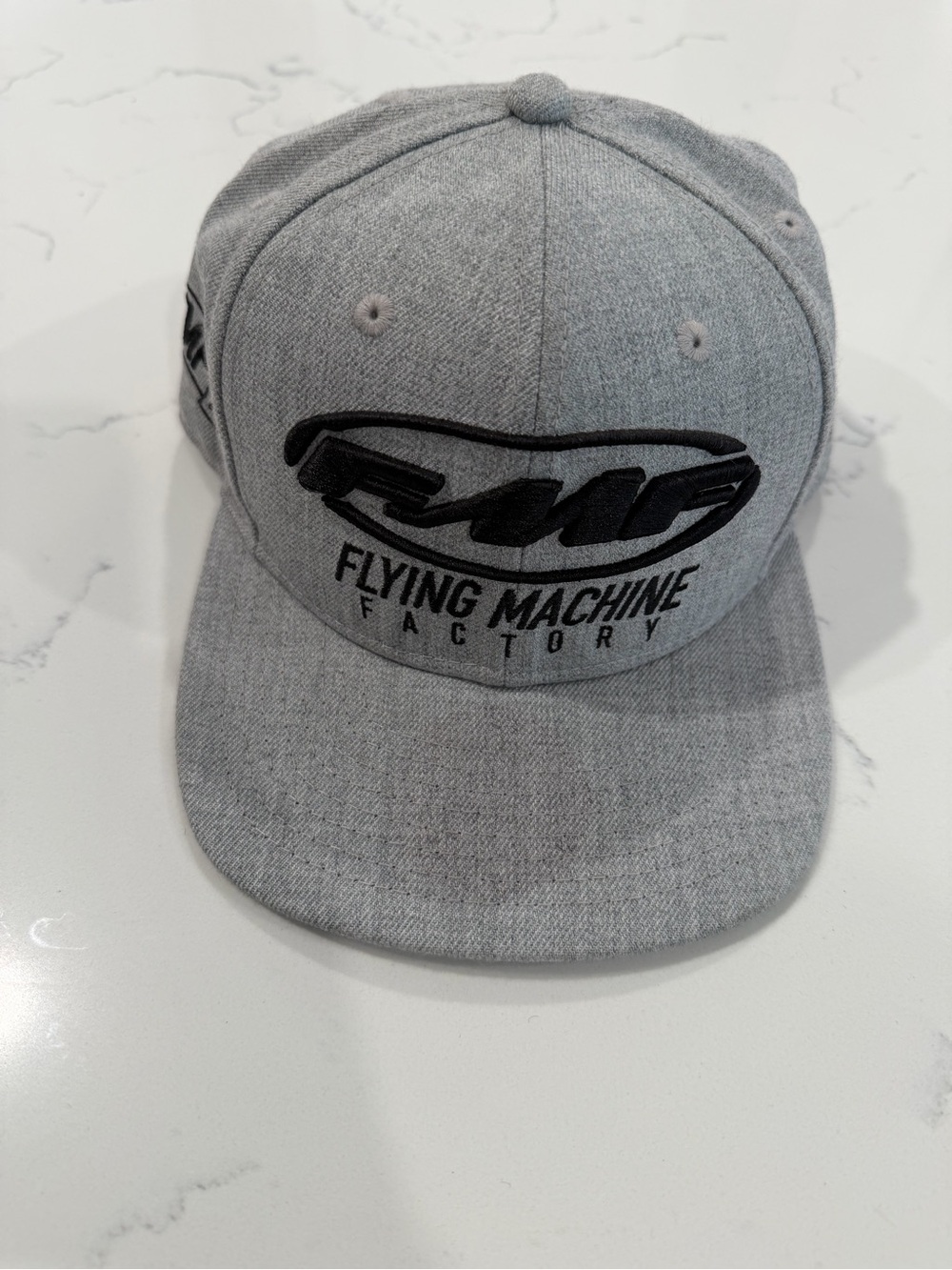 FMF Flying Machine Factory New Era SnapBack Hat Gray Motocross Dirt Bike Hat